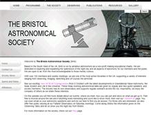 Tablet Screenshot of bristolastrosoc.org.uk